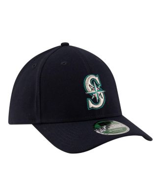 Men's Navy Seattle Mariners Player Replica 39THIRTY M-Crown Flex Hat