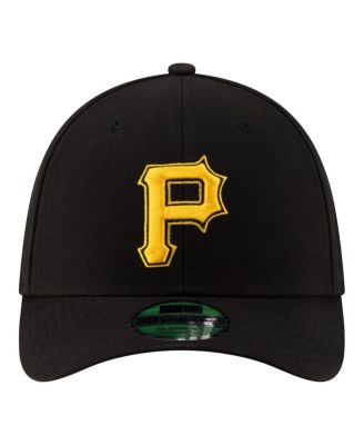Men's Black Pittsburgh Pirates Alternate Player Replica 39THIRTY M-Crown Flex Hat