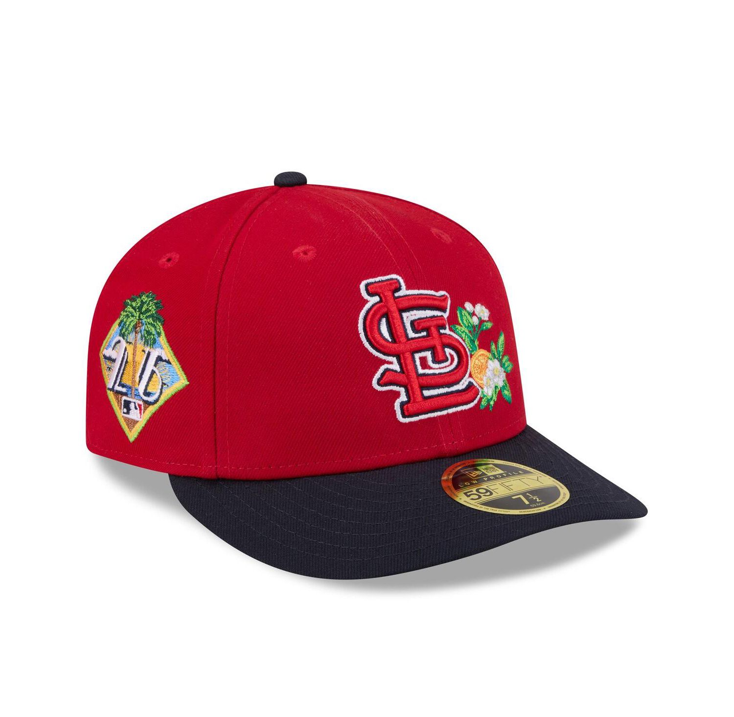 Men's Red/Navy St. Louis Cardinals 2026 Spring Training Low Profile 59FIFTY Fitted Hat