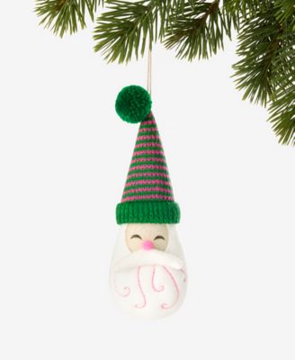 Merry Magic Santa Gnome Ornament