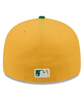 Men's Gold/Green Athletics 2026 Spring Training 59FIFTY Fitted Hat