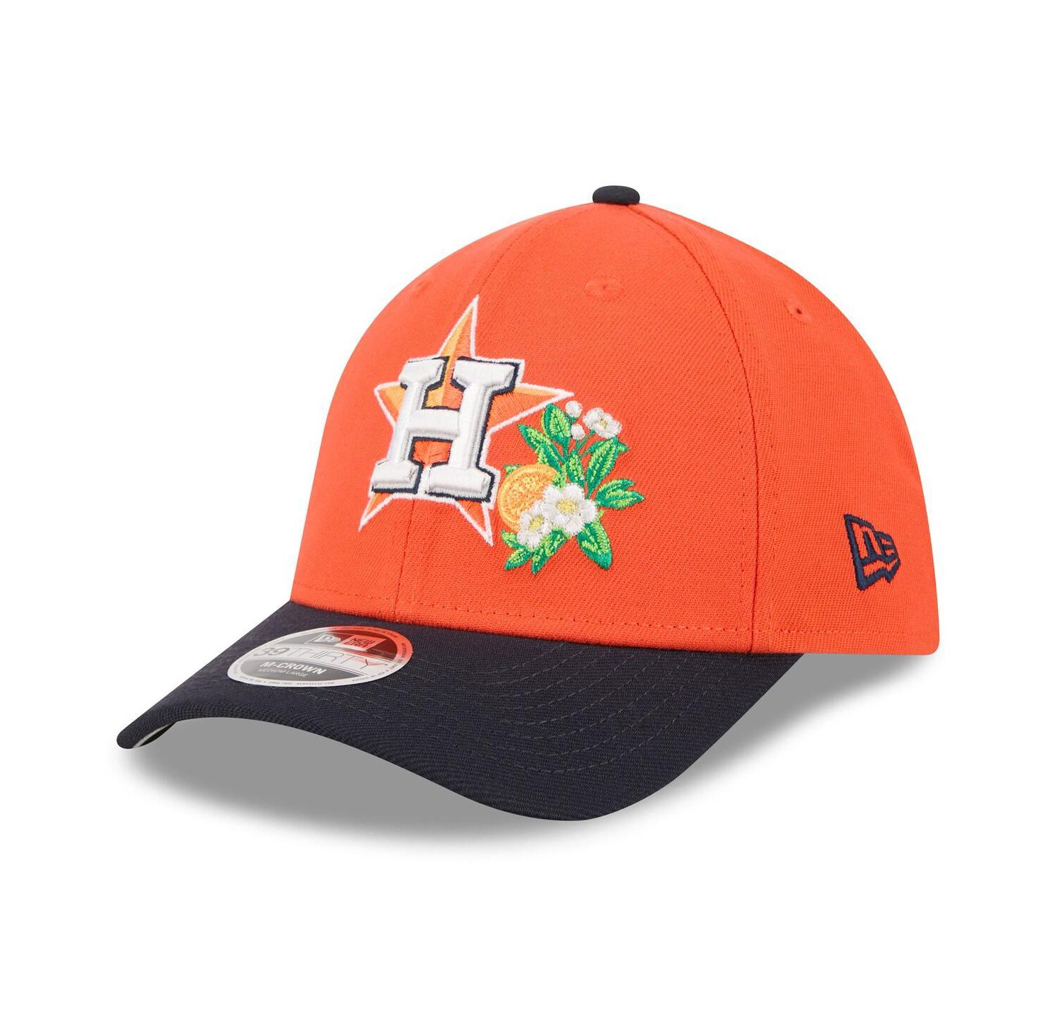 Men's Orange/Navy Houston Astros 2026 Spring Training M-Crown 39THIRTY Flex Hat