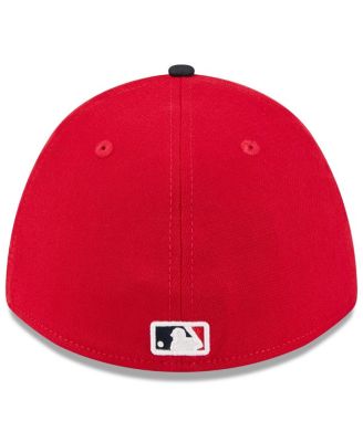 Men's Red/Navy Cleveland Guardians 2026 Spring Training M-Crown 39THIRTY Flex Hat