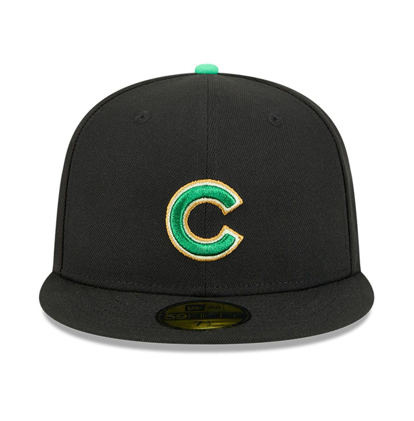 Мужская кепка New Era Black Chicago Cubs 2026 St. Patrick's Day 59FIFTY Fitted Hat — фото 2