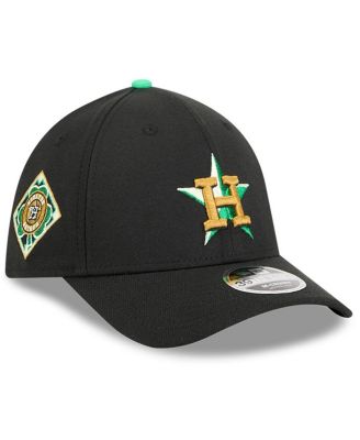 Men's Black Houston Astros 2026 St. Patrick's Day 39THIRTY Flex Hat