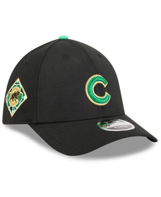 Men's Black Chicago Cubs 2026 St. Patrick's Day 39THIRTY Flex Hat