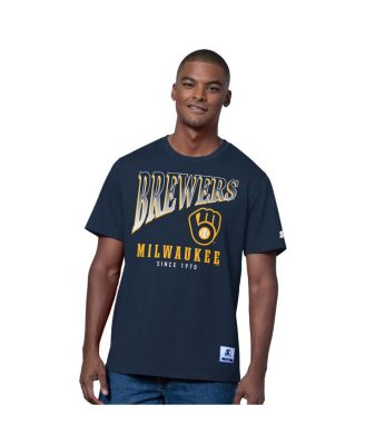 Men's 2-Pack Navy/Heather Gray Milwaukee Brewers T-Shirt Set