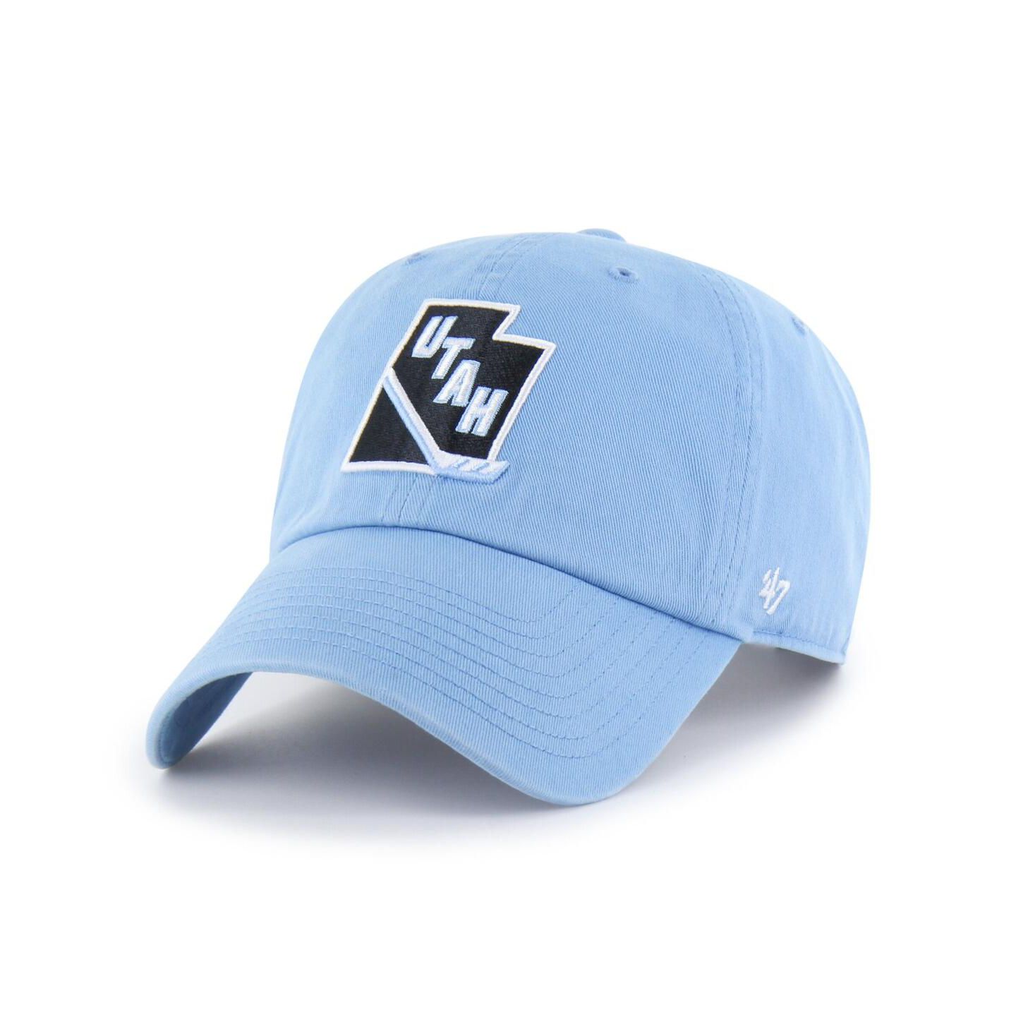 Мужская кепка '47 Brand Light Blue Utah Mammoth Alternate Logo Clean Up Adjustable Hat — фото 1