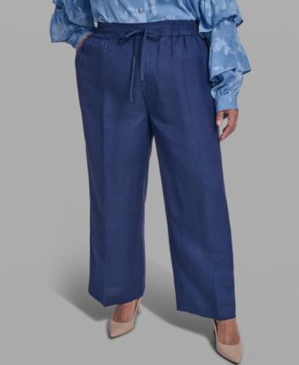 Plus Size Mid-Rise Pull-On Pants