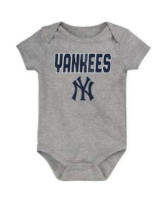 Newborn 3-Pack New York Yankees Home Plate Creeper Set