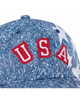 Men's and Women's Blue USA Soccer 1994 Denim Graphic Adjustable Hat