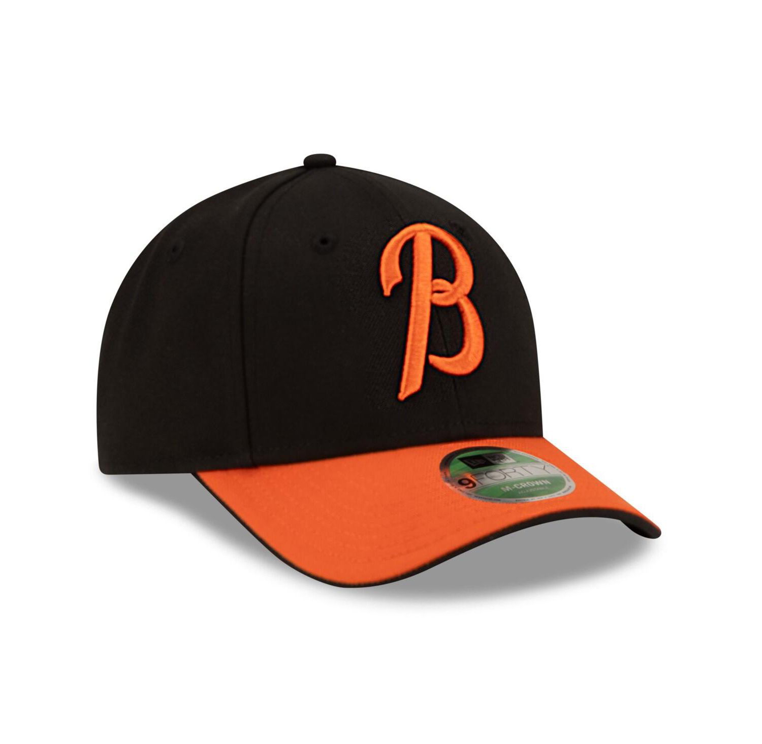 Men's Black/Orange Baltimore Orioles Player Replica 9FORTY Adjustable Hat