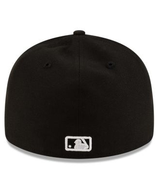 Men's Black Seattle Mariners Authentic Collection Low Profile 59FIFTY Fitted Hat