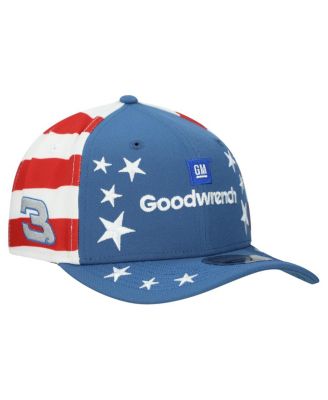 Men's Blue Dale Earnhardt COOLERA 9SEVENTY Flag Adjustable Hat