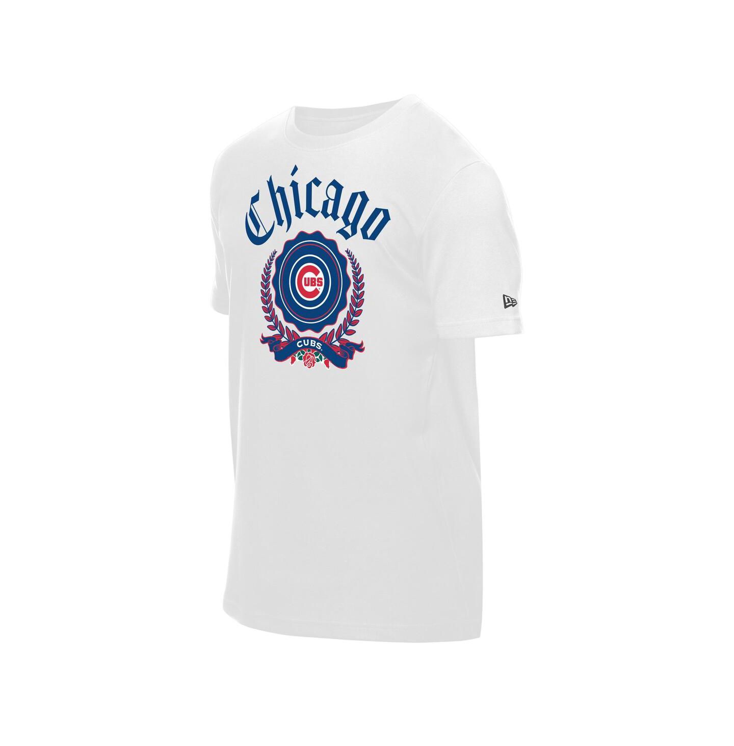 Мужская футболка New Era White Chicago Cubs Fleur Domestic — фото 2
