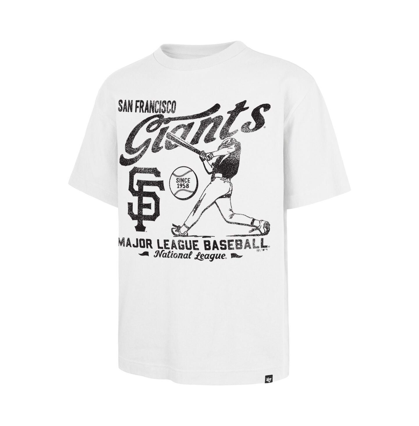 Мужская футболка '47 Brand White San Francisco Giants Regional Batter Foundation — фото 2
