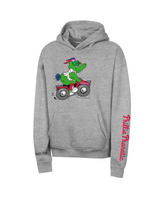 Big Boys and Girls Gray Philadelphia Phillies Iconic Phanatic Hoodie