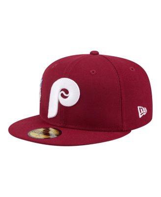 Men's Burgundy Philadelphia Phillies City Patch 59FIFTY Fitted Hat