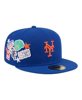 Men's Royal New York Mets City Patch 59FIFTY Fitted Hat