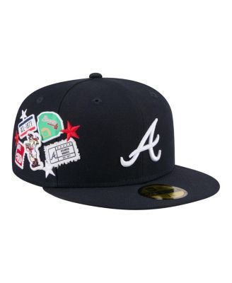 Men's Navy Atlanta Braves City Patch 59FIFTY Fitted Hat