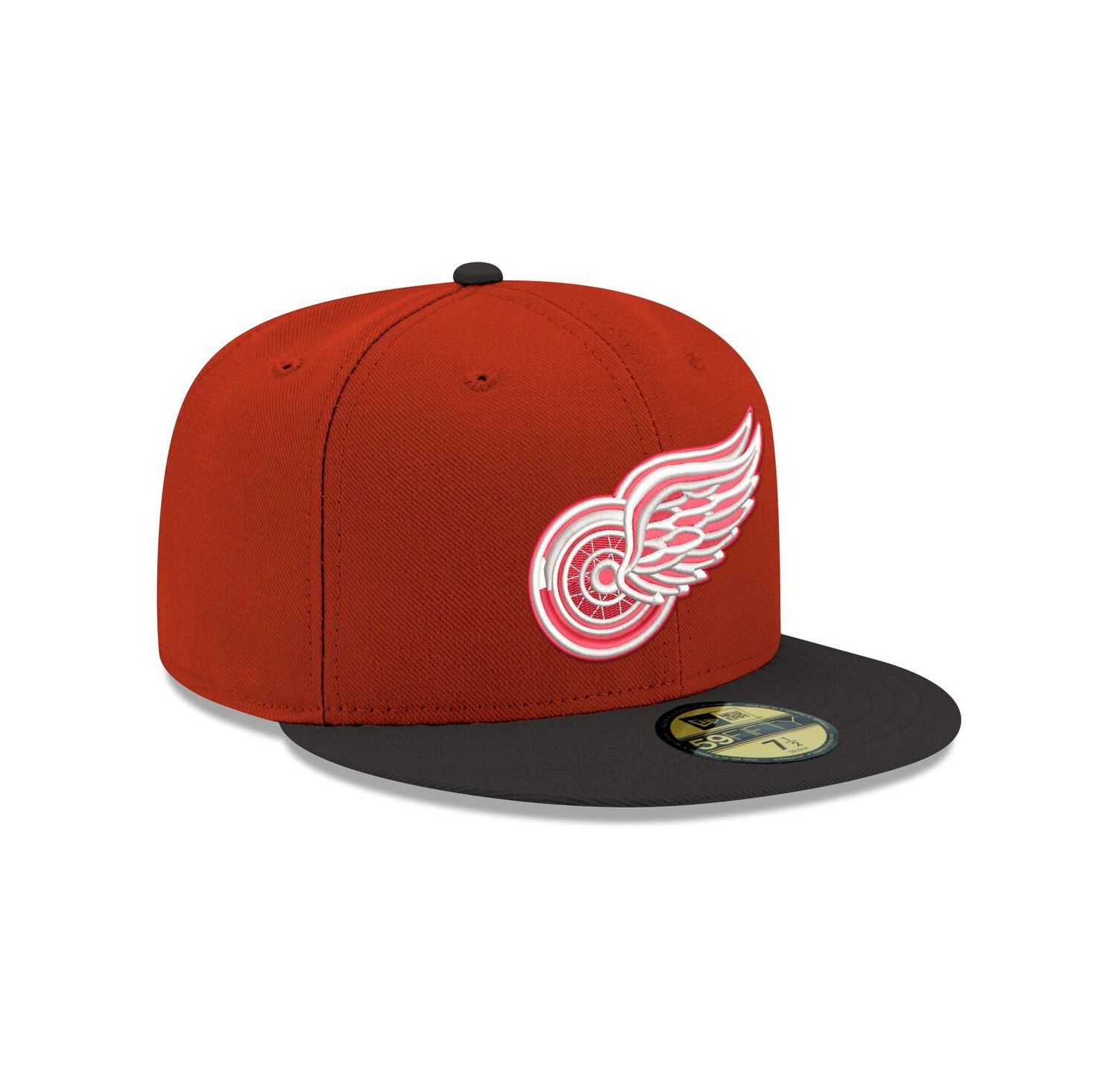 Men's Red Detroit Red Wings Core Logo Two-Tone 59FIFTY Fitted Hat