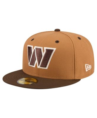 Men's Light Brown/Dark Brown Washington Commanders Two-Tone Walnut 59FIFTY Fitted Hat