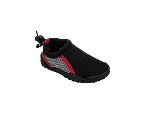 Обувь Banana Boat Swim Shoes Nonslip Quick Dry Aqua Shoes for Beach and Water Activities для мальчиков-малышей, цвет: Чёрный красный