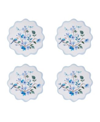 Bluebird Woven Braided Round Placemats, Set of 4