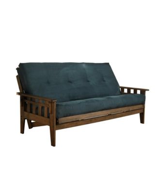 Tucson Frame-Rustic Walnut Finish-Suede Mattress