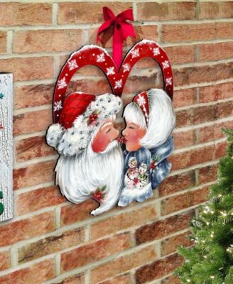 Merry Kissmas, Holiday Door Decor