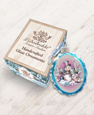 Snowman Mercury Holiday Ornament