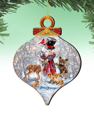 Forest Friends Holiday Ornaments, Set of 2