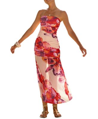 Women's Classy Floral Maxi Beach Dress