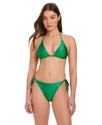 Women's Spring Break Floral Classic V-Neck Floral Bikini Top