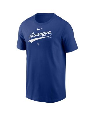 Men's Royal Nicaragua Baseball 2026 World Baseball Classic Wordmark T-Shirt