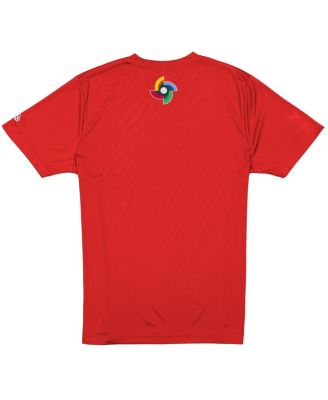 Men's Red Japan Baseball 2026 World Baseball Classic Country T-Shirt