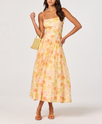 Women's Ovina Square Neck Dress