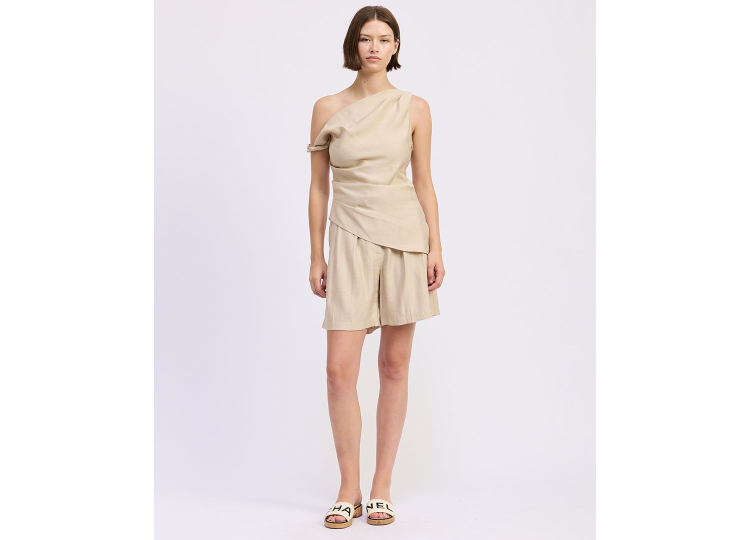 Women's One-Shoulder Asymmetric Selma Top