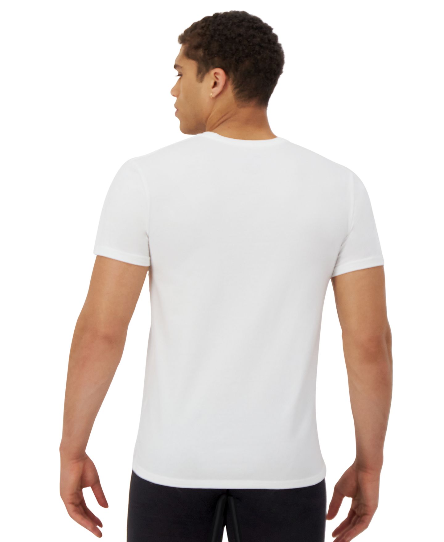 Бельё Undershirt для мужчин, круглый вырез, 3 шт. — Hanes, цвет: Assorted Colors — фото 5