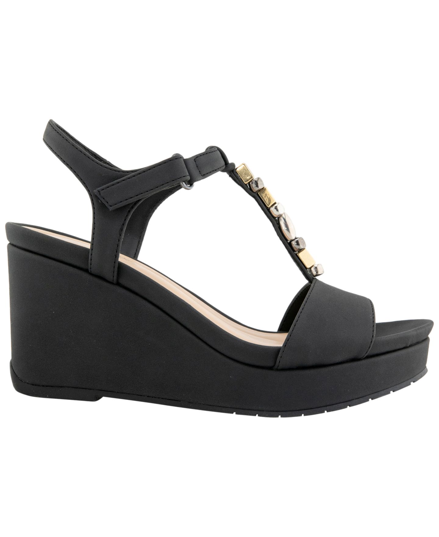 Женские сандалии Kenneth Cole Reaction Cabo Wedge, цвет: Чёрный — фото 2