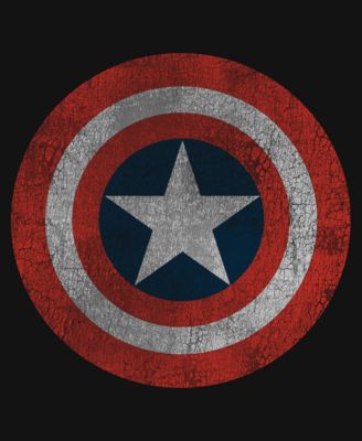 Men's Captain America Shield Graphic T-Shirt