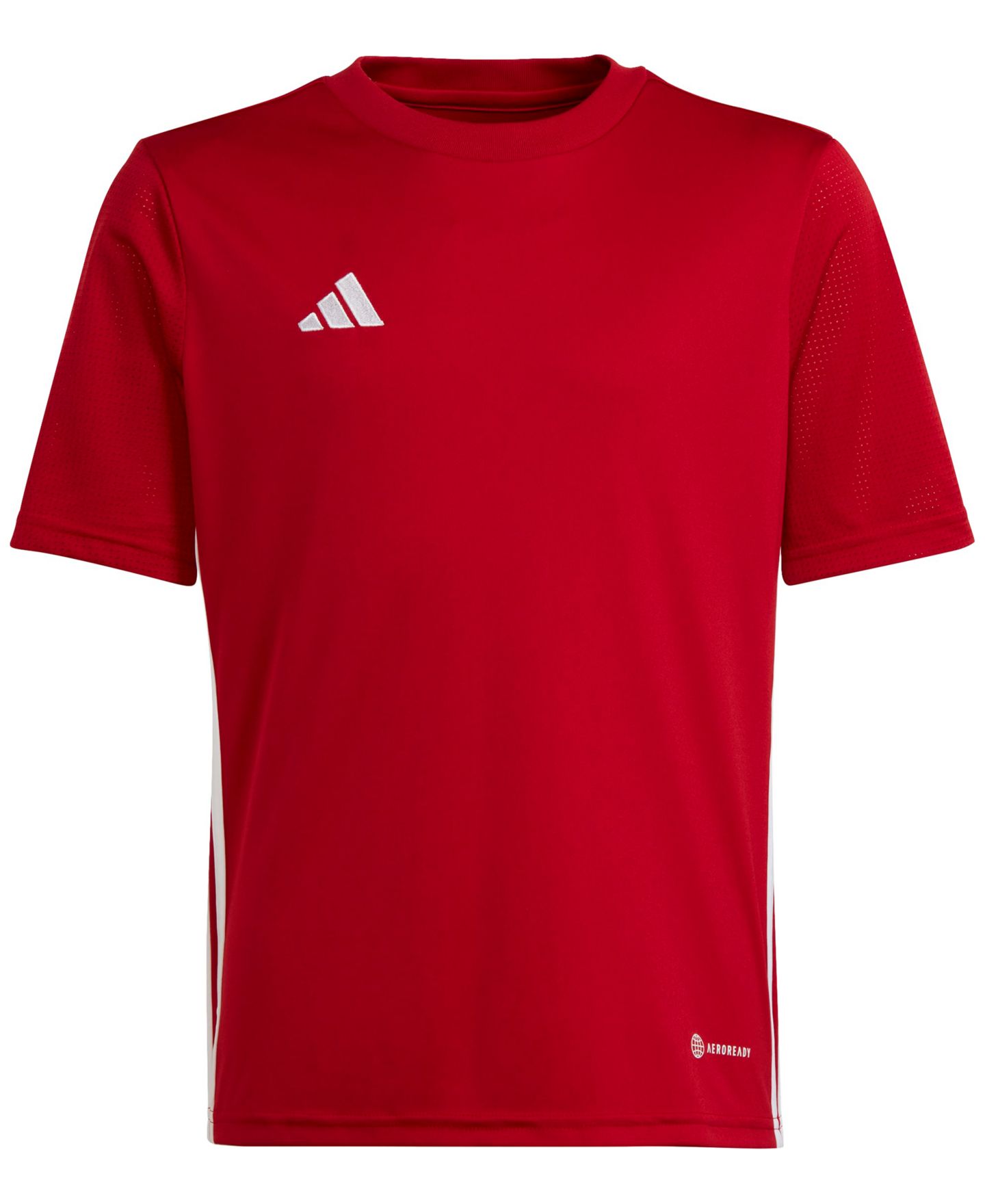 Футболка adidas Short-Sleeve T-Shirt для мальчиков, цвет: Красный / Белый — фото 1