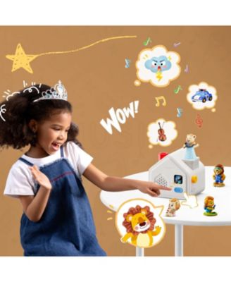 Lion Family AI Storyteller Set - Premium Toddlers Educational Toy & Screen-Free Interactive Bedtime Robot