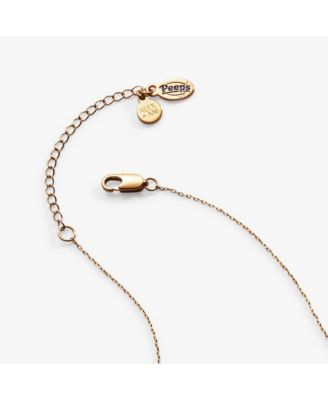 Peeps Pave Bunny Pendant Necklace