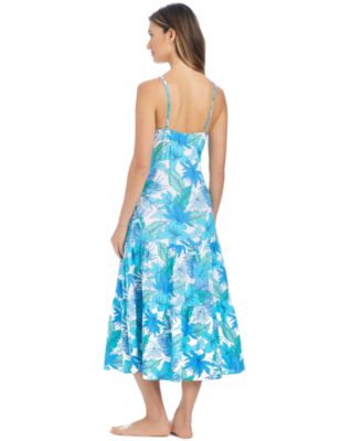 Women's Riviera Retreat Printed Cover-Up Swim Dress