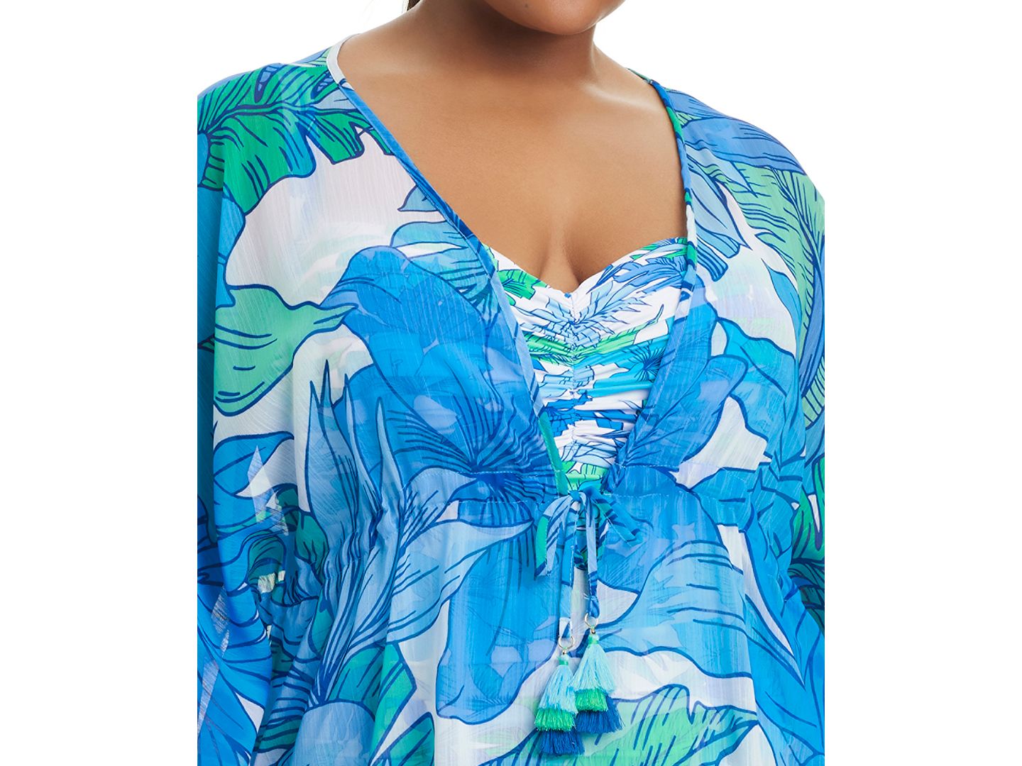 Пляжная накидка Caftan — Bleu by Rod Beattie, цвет: Холодный — фото 3