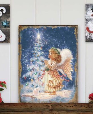 American Angel Handcrafted Wall Home Decor, 12" x 9"