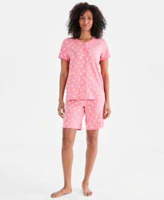 Women's 2-Piece Cotton Bermuda Short Pajama set