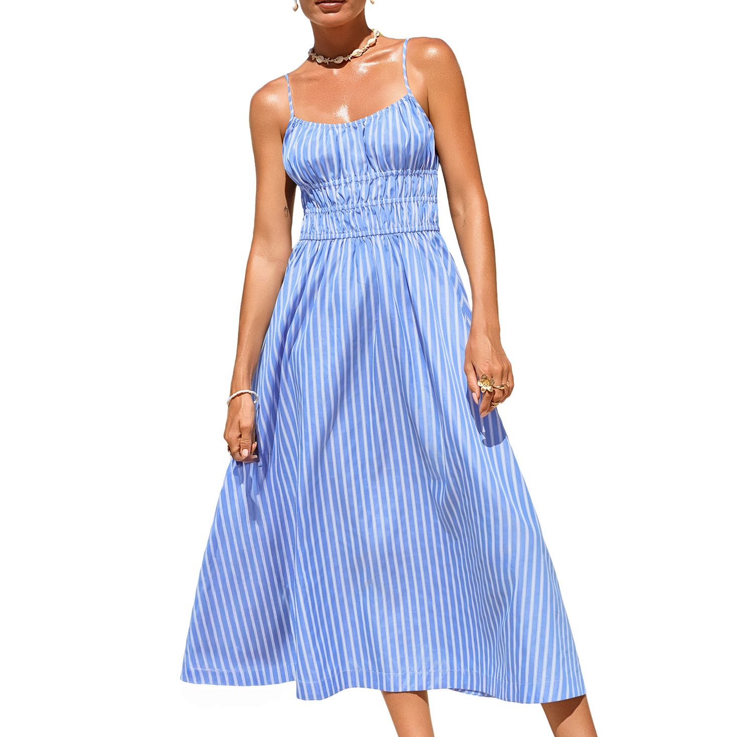 Women's Pursuit Striped Maxi Beach Dress