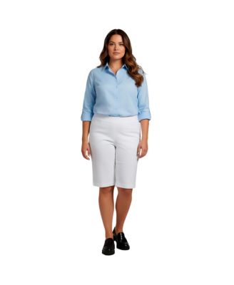 Women's Plus Size Super-Stretch Pull-On Short